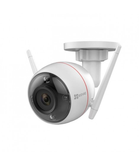 EZVIZ Caméra Wi-Fi 1080p a vision nocturne en couleur - C3W
