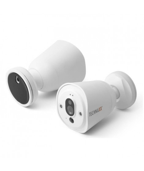 TECHNAXX Caméra de surveillance IP connectée sans fil HD TX-55 blanc