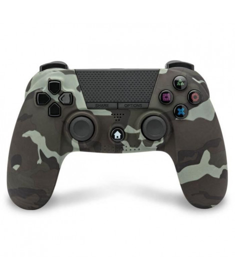 Manette Bluetooth Camouflage Under Control avec Prise Casque pour PS4