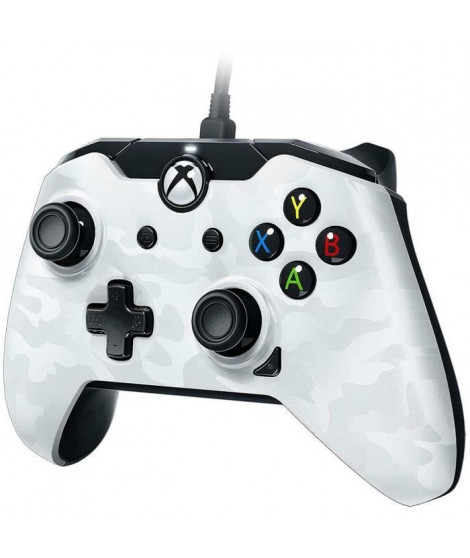 Manette filaire PDP Afterglow Camo Blanc V2 pour Xbox One