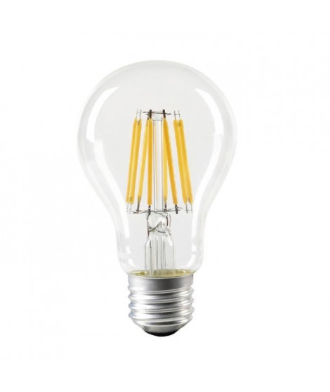 EXPERT LINE Ampoule LED E27 SMD a filament 8 W équivalent a 64 W blanc chaud