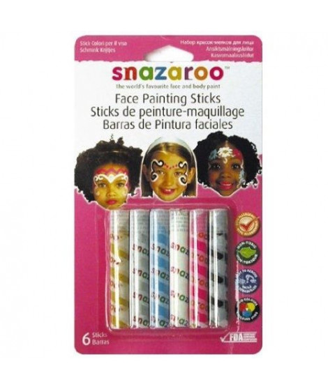 SNAZAROO Sticks peinture pour visage filles
