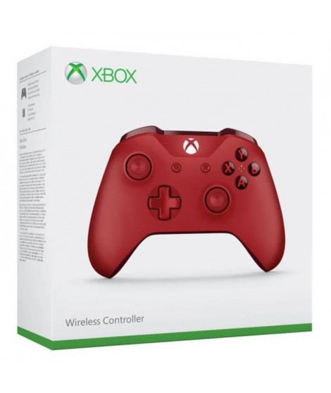 Manette Xbox One Sans Fil Rouge