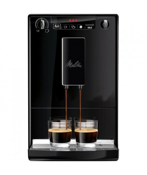 MELITTA E950-222 Machine expresso automatique avec broyeur Caffeo Solo - Noir Pur