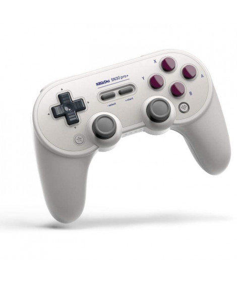 Manette Gamepad Bluetooth grise 8Bitdo SN30 Pro+ G Classic Edition pour Switch