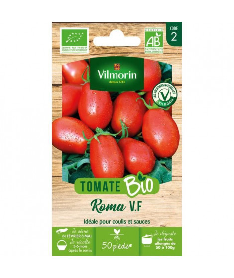 Tomate roma bio Vilmorin