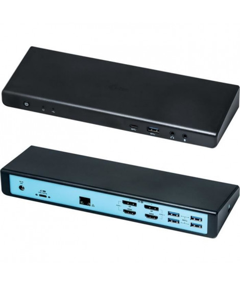 I-TEC Station d'accueil USB 3.0 Type C pour Ordinateur portable/Tablette/Téléphone portable - 65 W - 6 x Ports USB - 4 xUSB 3.0