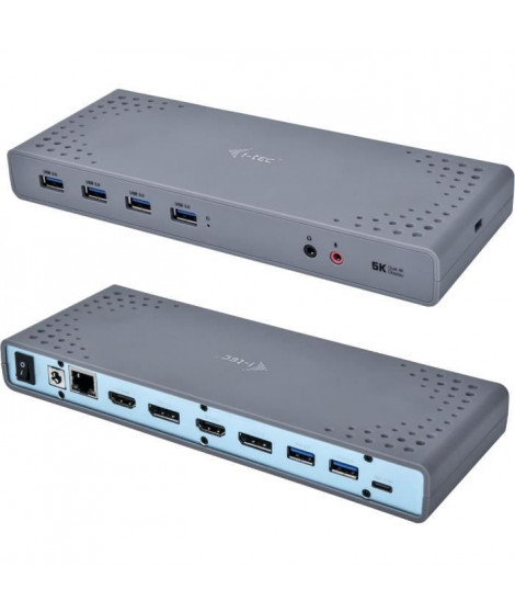 I-TEC Station d'accueil USB Type C pour Notebook/Tablette PC - 6 x Ports USB - 6 xUSB 3.0 - Réseau (RJ-45) - HDMI - DisplayPort