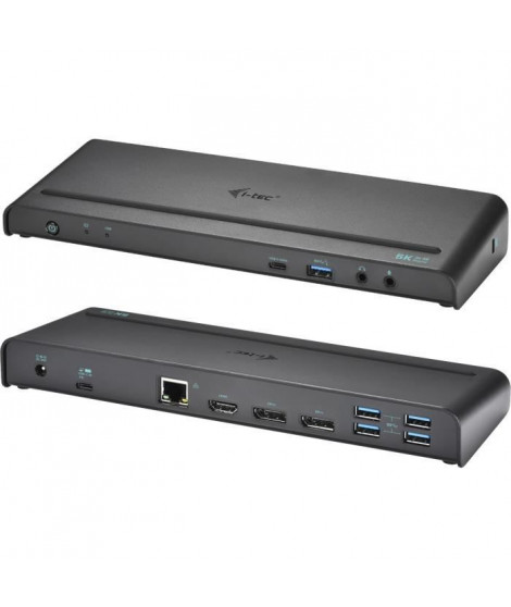 I-TEC Station d'accueil USB 3.1 Type C pour Notebook/Tablette PC - 60 W - 7 x Ports USB - 5 xUSB 3.0 - Réseau (RJ-45) - HDMI
