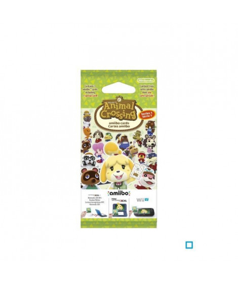 Cartes Animal Crossing Happy Home Designer (paquet de 3 cartes - 1 spéciale + 2 normales)
