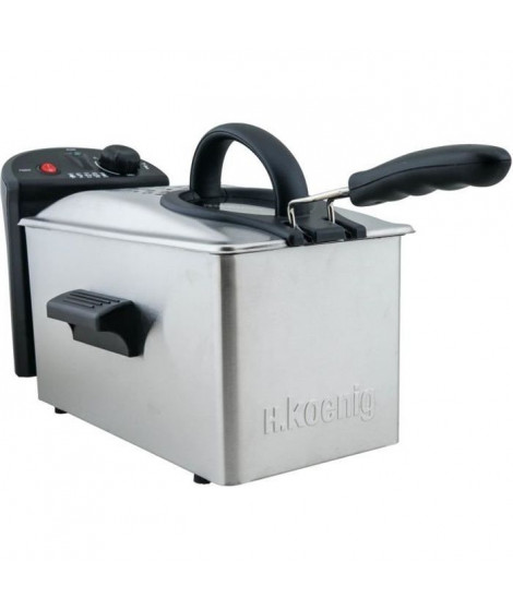 H.KoeNIG DFX300 Friteuse électrique semi-professionnelle - Inox