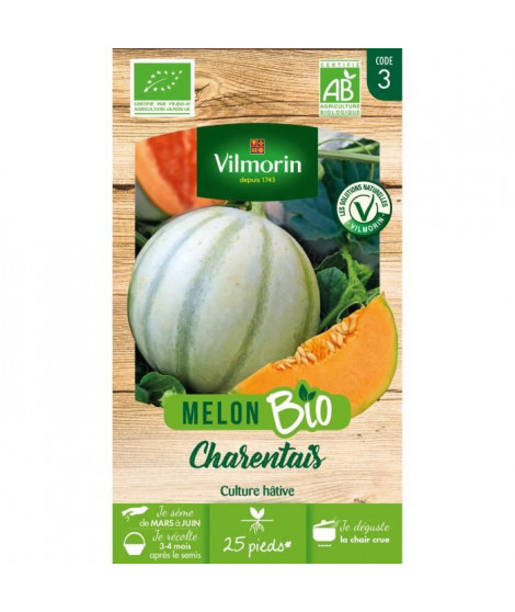 Melon Charentais bio Vilmorin
