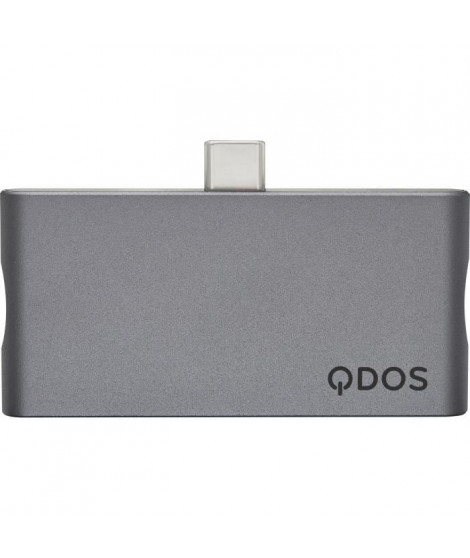QDOS PowerLink Nano Hub USB-C IPAD PRO 4-en-1 - Gris Sideral