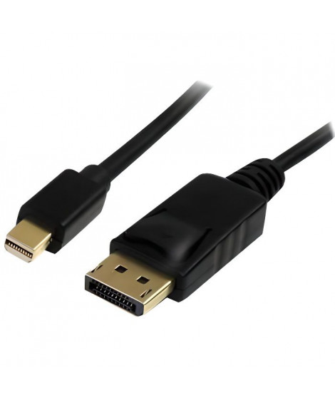 Câble Mini DisplayPort vers DisplayPort 1.2 - 1,8m - Cordon Mini DP vers DP 4K - M/M - MDP2DPMM6