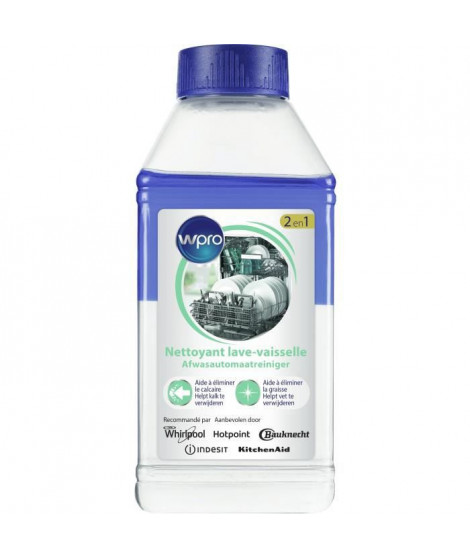 LIQ105 - Liquide dégraissant et détartrant pour lave-linge et lave-vaisselle - 250 ml