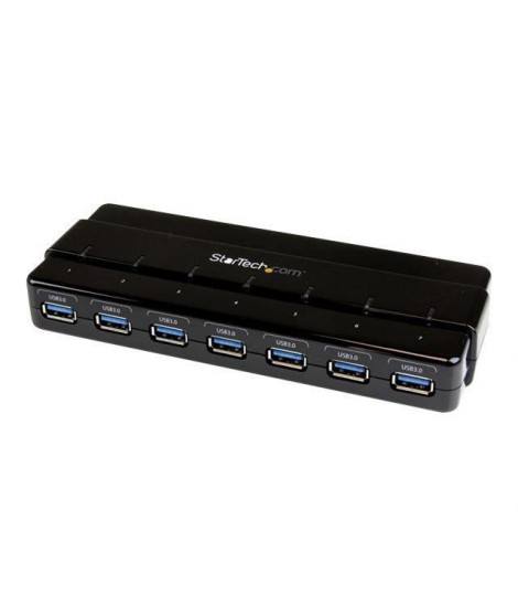 StarTech.com Hub SuperSpeed USB 3.0 avec 7 ports - Concentrateur USB 3.0 avec adaptateur d'alimentation (ST7300USB3B)