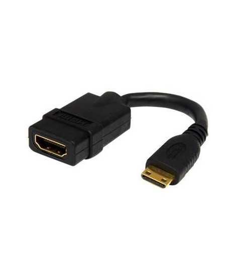 Câble HDMI vers Mini HDMI haute vitesse de 13 cm - Câble HDMI haute vitesse 13 cm - HDMI vers HDMI Mini - F/M - HDACFM5IN