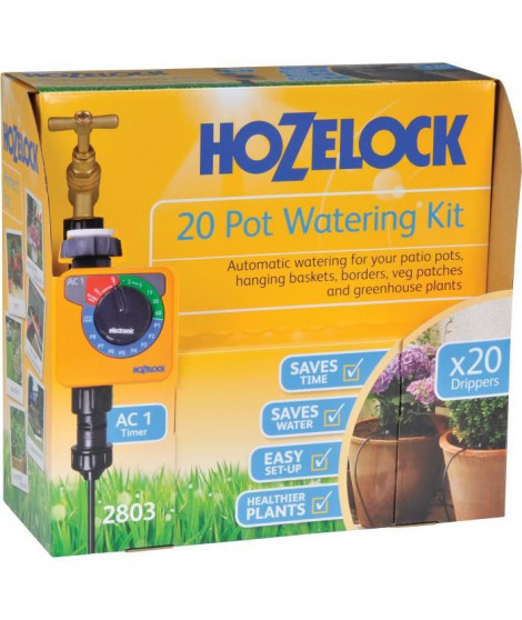 HOZELOCK - Kit d'arrosage - micro irrigation 20 pots