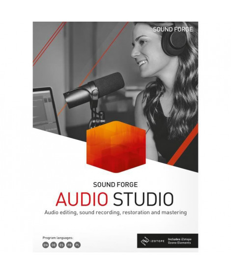 Logiciel Multimedia - MAGIX - SOUND FORGE Audio Studio - Edition 16