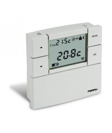 Thermostat Perry 03014 Numérique Blanc