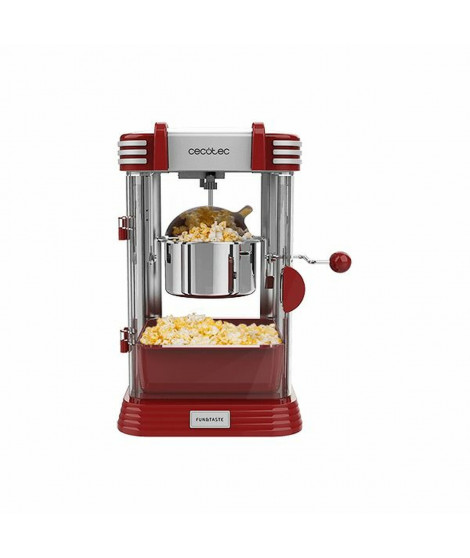 Machine à Popcorn Cecotec Fun&Taste P´Corn Classic 500 ml 300W Rouge Argenté