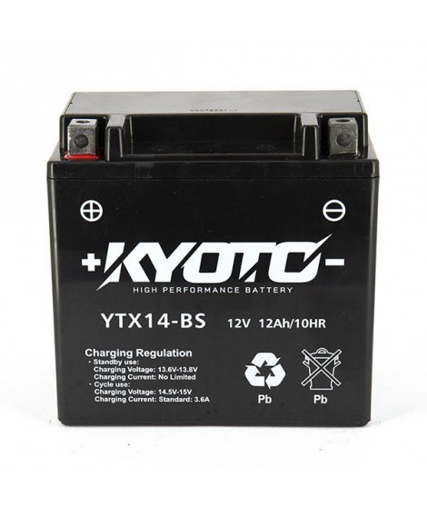 Batterie GTX14-BS SLA-AGM - Sans Entretien - Prête à l'Emploi