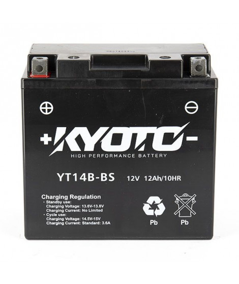 Batterie GT14B-BS SLA-AGM - Sans Entretien - Prête à l'Emploi - Equivalente YT14B-BS