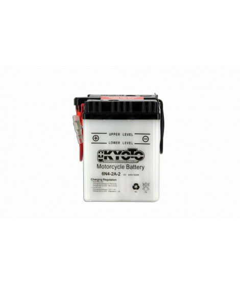 Batterie 6N4-2A-2 Conventionnelle Avec Entretien - Livrée Avec Pack Acide