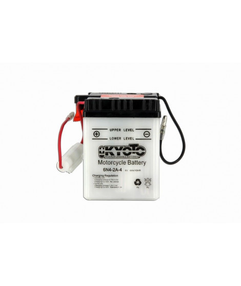 Batterie 6N4-2A-4 Conventionnelle Avec Entretien - Livrée Avec Pack Acide