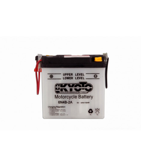 Batterie 6N4B-2A Conventionnelle Avec Entretien - Livrée Avec Pack Acide
