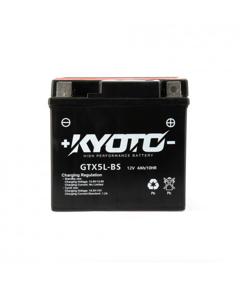 Batterie GTX5L-BS AGM - Sans Entretien - Livrée Avec Pack Acide