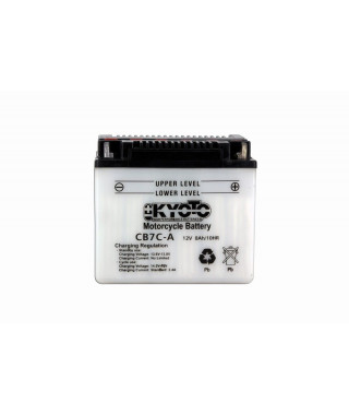Batterie YB7C-A Conventionnelle Avec Entretien - Livrée Avec Pack Acide