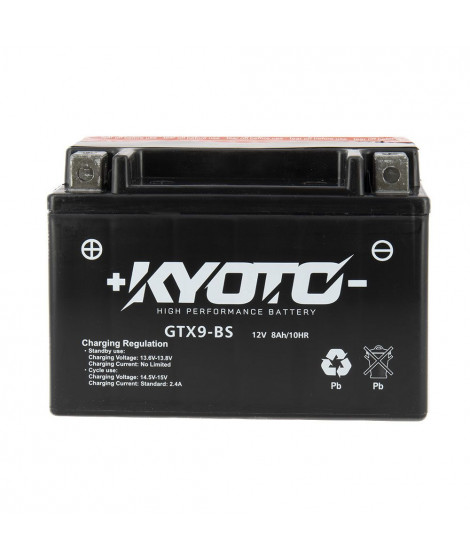 Batterie GTX9-BS AGM - Sans Entretien - Livrée Avec Pack Acide