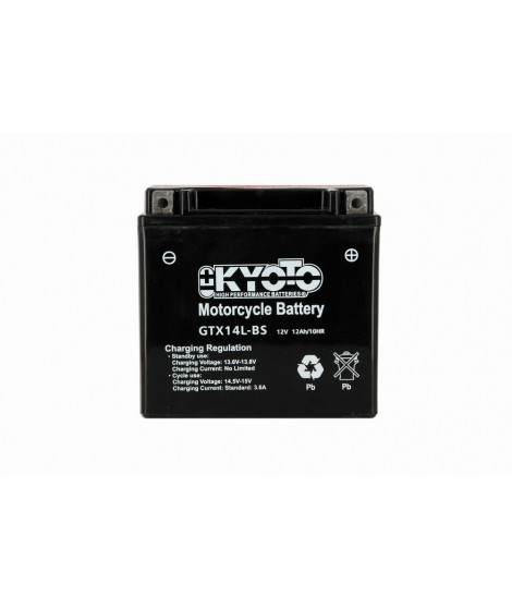 Batterie GTX14L-BS AGM - Sans Entretien - Livrée Avec Pack Acide
