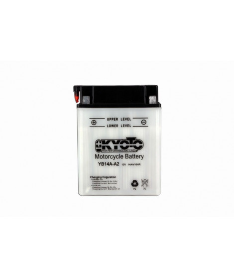 Batterie YB14A-A2 Conventionnelle Avec Entretien - Livrée Avec Pack Acide