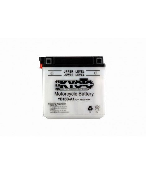 Batterie YB16B-A1 Conventionnelle Avec Entretien - Livrée Avec Pack Acide