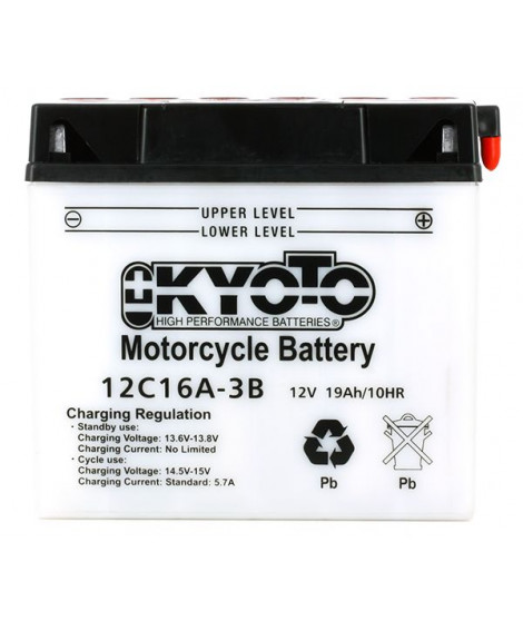 Batterie 12C16A-3B - Conventionnelle Avec Entretien - Equivalence YUASA 51913 / YT19BL-BS