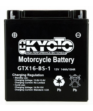 Batterie GTX16-BS-1 AGM - Sans Entretien - Livrée Avec Pack Acide