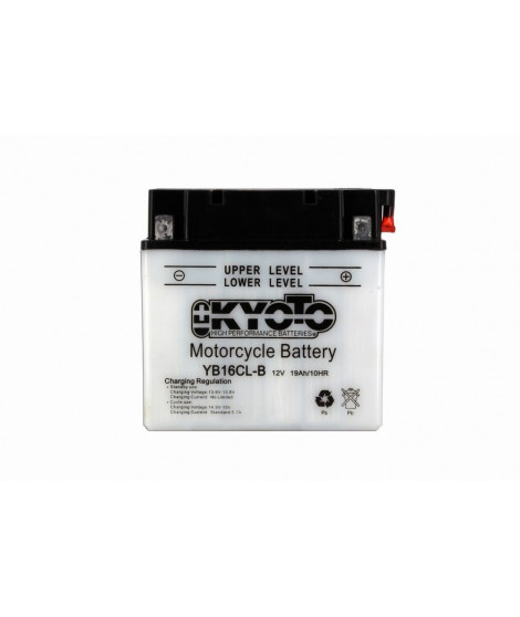 Batterie YB16CL-B Conventionnelle Avec Entretien - Livrée Avec Pack Acide