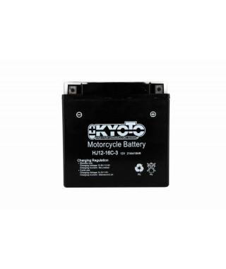 Batterie YT16CL-B AGM - Sans Entretien - Livrée Avec Pack Acide