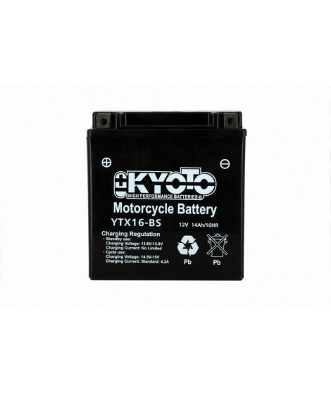 Batterie GTX16-BS AGM - Sans Entretien - Livrée Avec Pack Acide