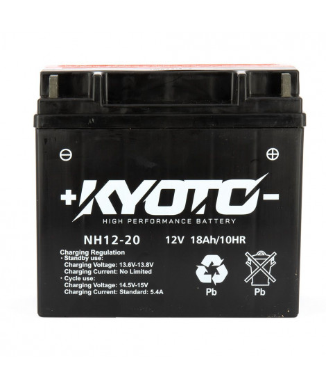 Batterie NH12-20 AGM - Sans Entretien - Livrée Avec Pack Acide - Equivalence YUASA 51913 / YT19BL-BS