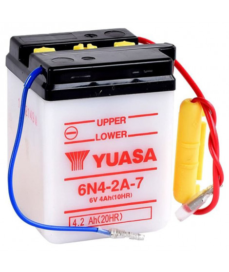 Batterie 6N4-2A-7 Conventionnelle Avec Entretien - Livrée Sans Acide
