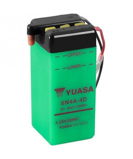 Batterie 6N4A-4D Conventionnelle Avec Entretien - Livrée Sans Acide