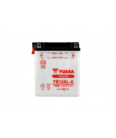 Batterie YB12AL-A Conventionnelle Avec Entretien - Livrée Sans Acide