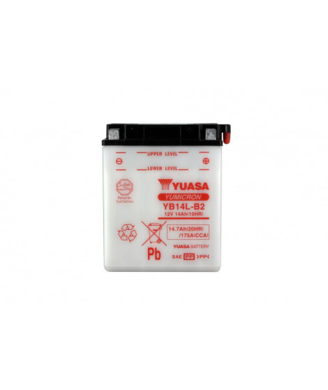 Batterie YB14L-B2 Conventionnelle Avec Entretien - Livrée Sans Acide