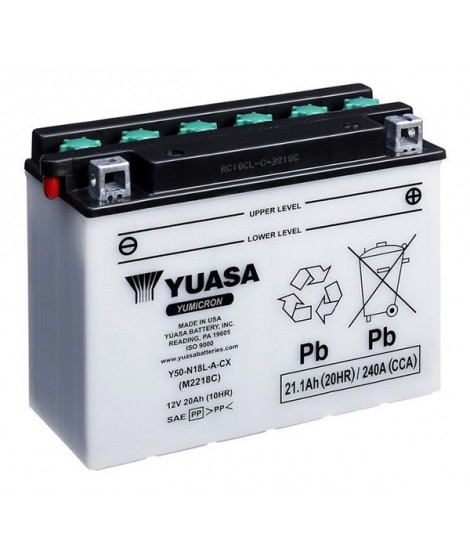 Batterie Y50-N18L-A-CX Conventionnelle Avec Entretien- Livrée SANS Pack Acide