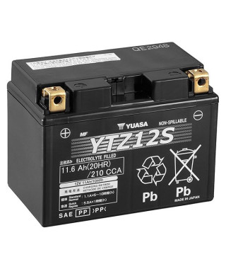 Batterie YTZ12-S SLA-AGM - Sans Entretien - Prête à l'Emploi