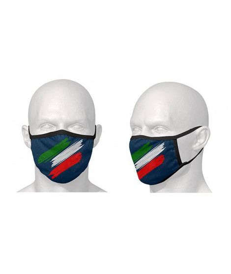 Masque de protection - Vendu à l'unité / Motif drapeau Italien