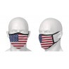 Masque de protection - Vendu à l'unité / Motif drapeau USA